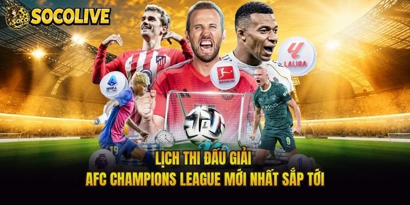 Lịch Thi Đấu Giải AFC Champions League Mới Nhất Sắp Tới